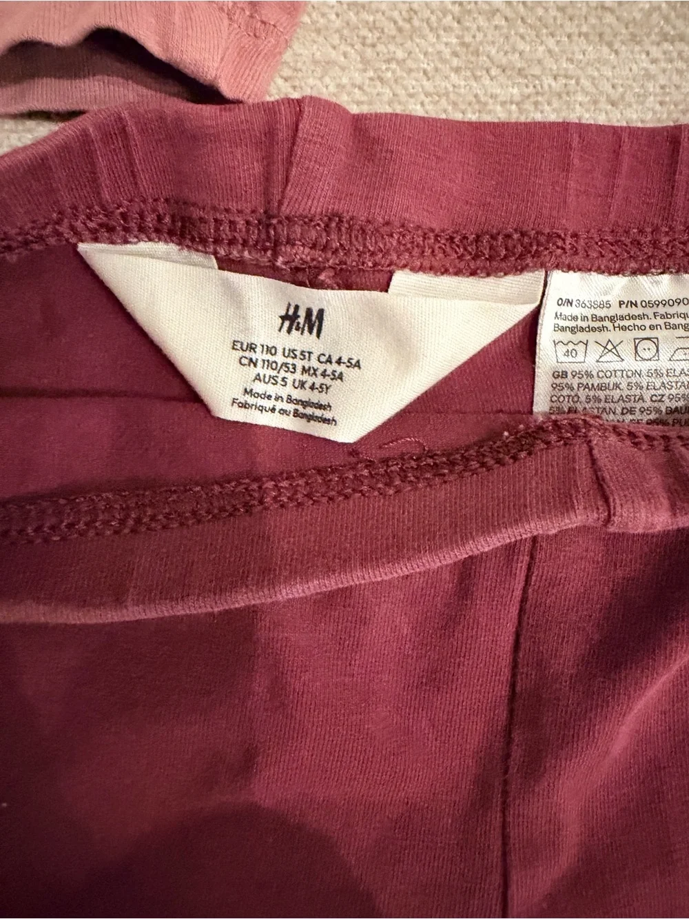 H&M kids bottoms